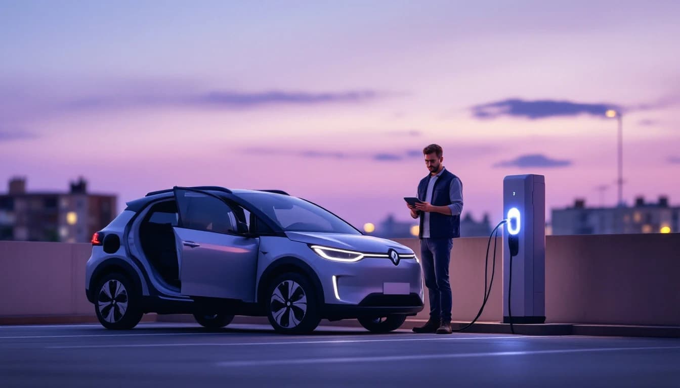 Equipo de diagnóstico conectado al puerto de un Subaru Solterra eléctrico para programación de módulo inmovilizador en Valley Ranch, Irving, Texas