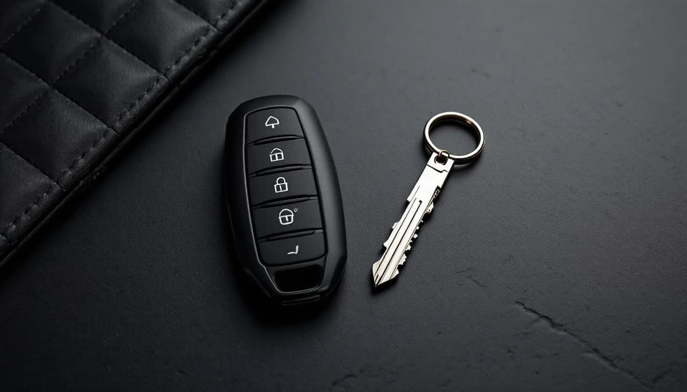 Llave inteligente de Lexus NX conectada a equipo de programación durante un servicio móvil en Coppell, Texas